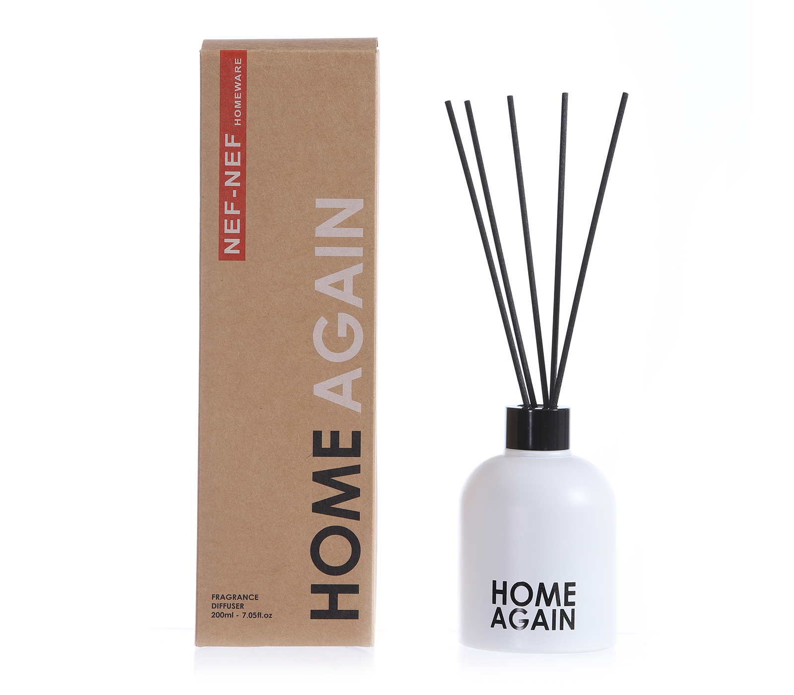Αρωματικό Χώρου Με Στικς Nef-Nef Homeware Home Again 200ml  White