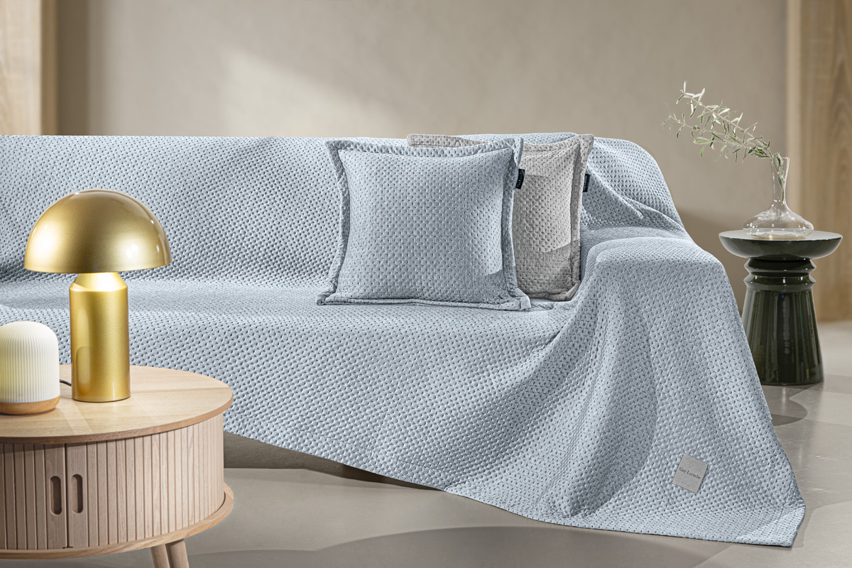 Ριχτάρι Τετραθεσίου Guy Laroche Cooling Denim 170X350 + Μαξιλάρι 45X45+3