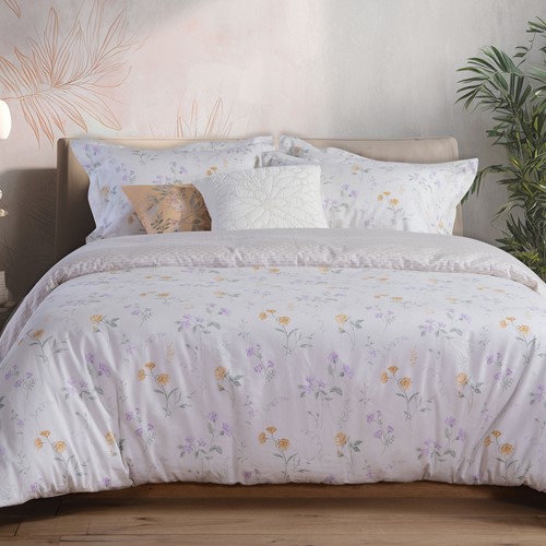 Παπλωματοθήκη Υπέρδιπλη Nef-Nef Homeware ( Σετ) Rozaria Ecru 240X230