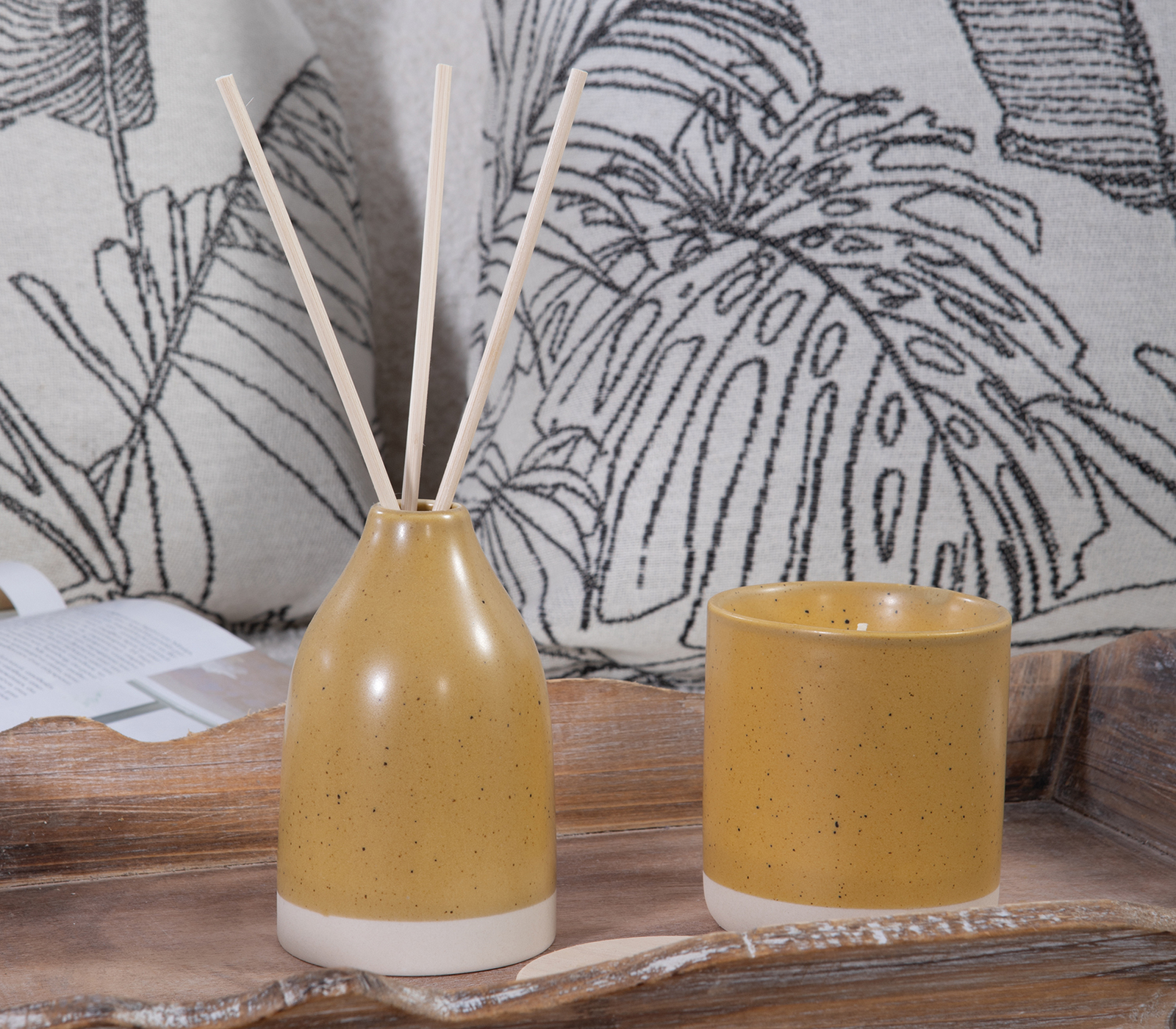 Αρωματικό Χώρου Με Στικς Nef-Nef Homeware Jasmin Shades 120ml Mustard