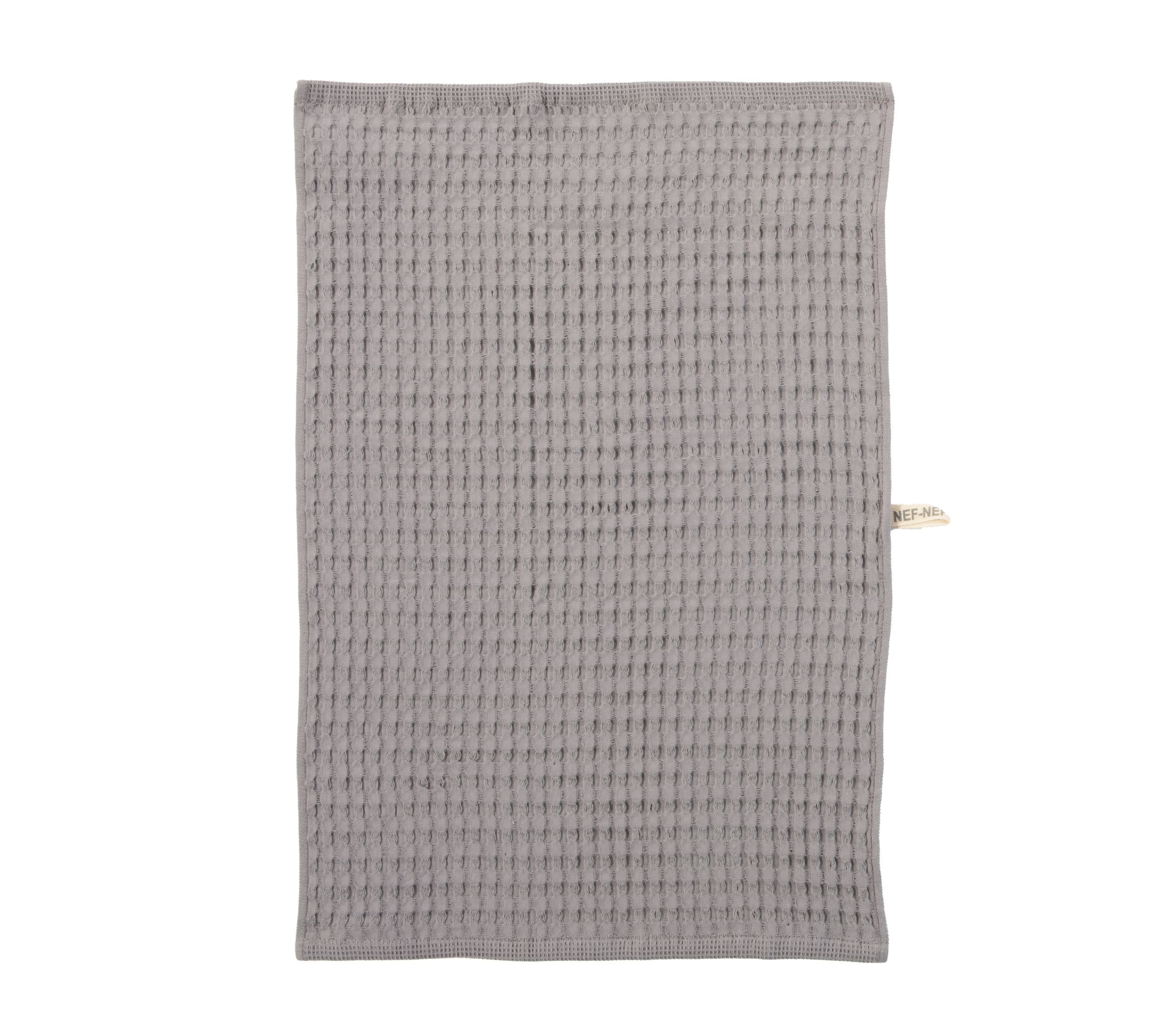Ποτηρόπανο Nef-Nef Homeware Wafflow 24 45x68 D.Grey