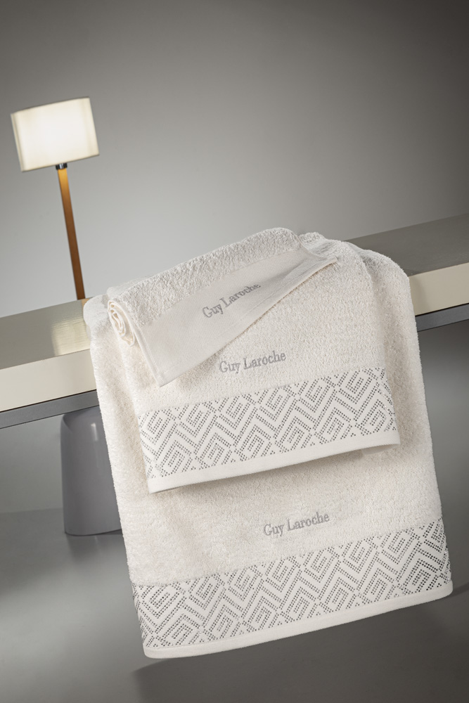 Σετ Πετσέτες Guy Laroche Emblem 3τμχ Ivory 