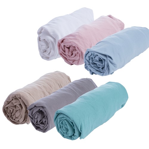 Σεντόνι Διπλό Nef-Nef Homeware Με λάστιχο 140Χ200+30 Mint