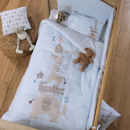 Βρεφικό Πάπλωμα Nef-Nef Homeware Favorite Toys 110X140 L.Blue