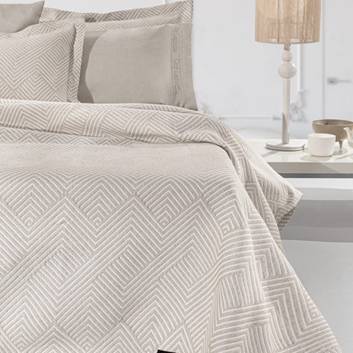 Κουβερτόριο Υπέρδιπλο Guy Laroche Tetris Linen 245X260