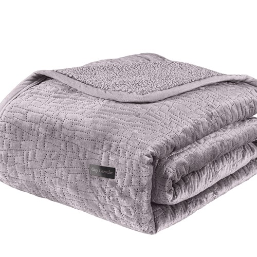 Κουβέρτα Ημίδιπλη Guy Laroche (Σετ) Bolzano 180x220 Melanze