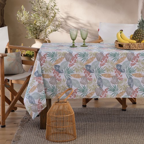 Τραπεζομάντηλο Nef-Nef Homeware Leaferio 140X140 Multi