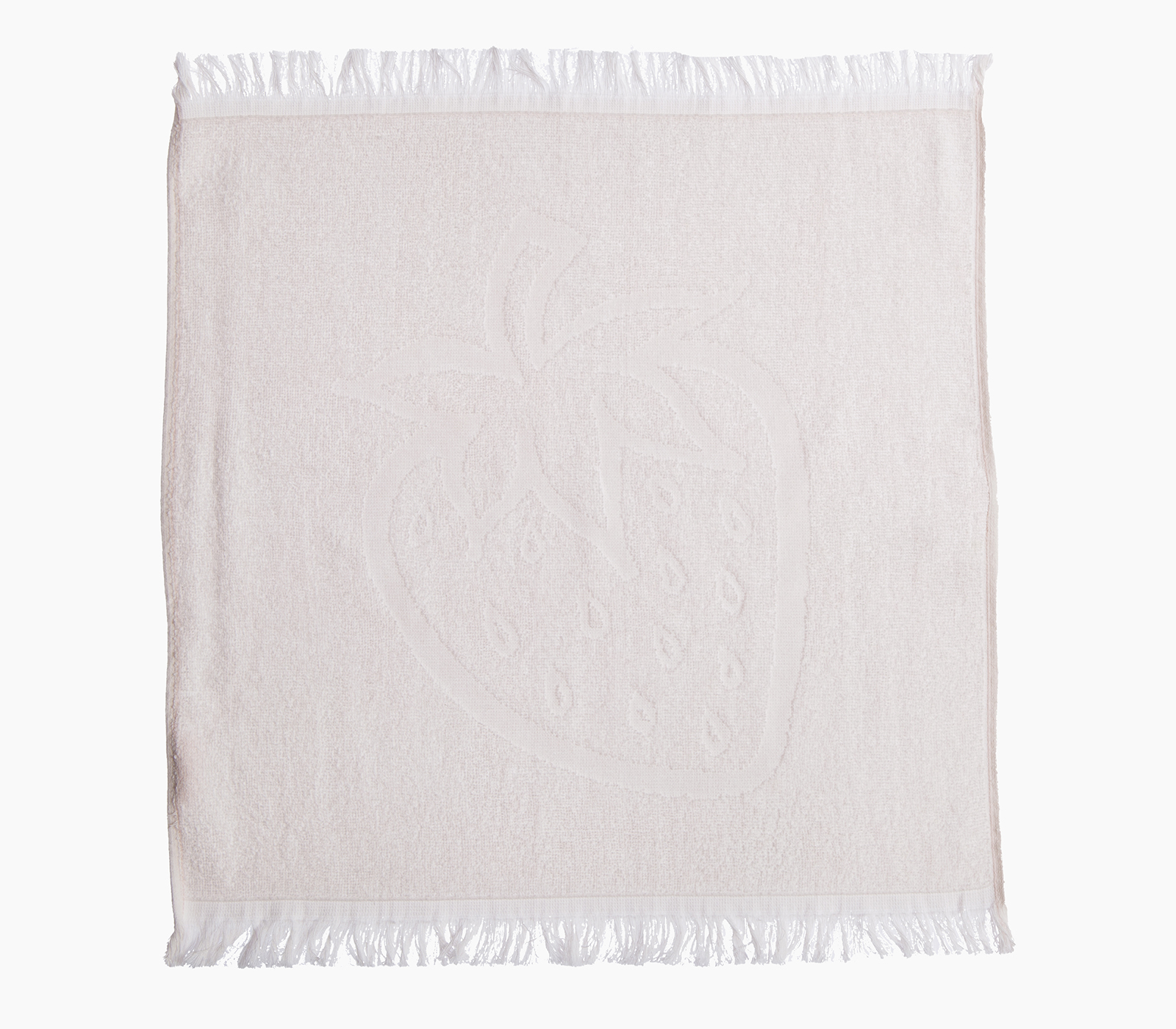 Ποτηρόπανο Nef-Nef Homeware Sweet Strawberry 50x50 Ecru