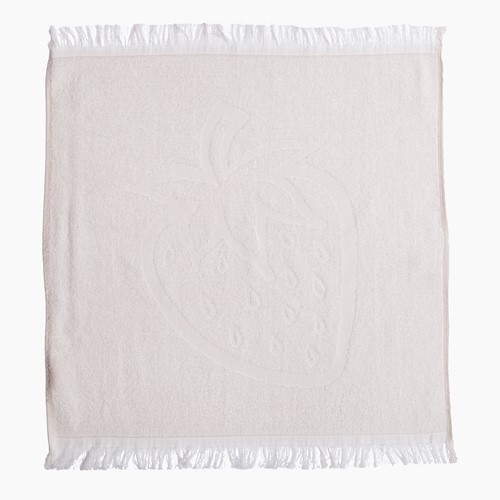 Ποτηρόπανο Nef-Nef Homeware Sweet Strawberry 50x50 Ecru