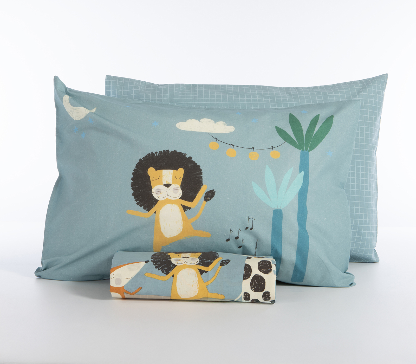 Παιδική Παπλωματοθήκη Nef-Nef Homeware (Σετ) Wild Dance 160Χ240 Blue 