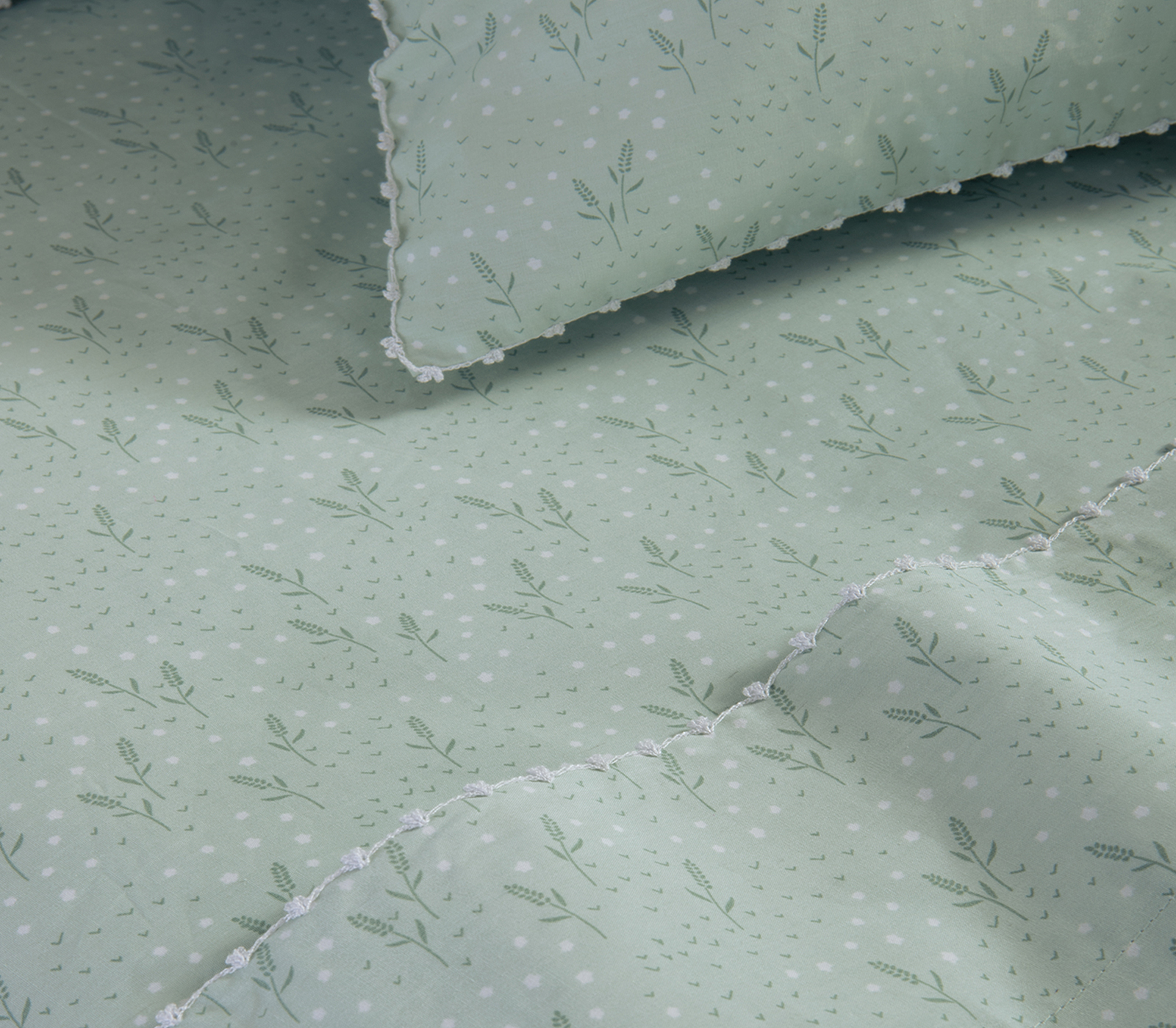 Σεντόνια Υπέρδιπλα Nef-Nef Homeware (Σετ) Josefine 240X270 Mint