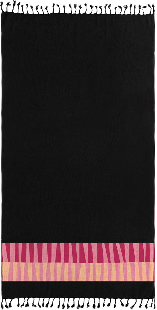 Πετσέτα Θαλάσσης Guy Laroche Pestemal 23 Black 90x170 