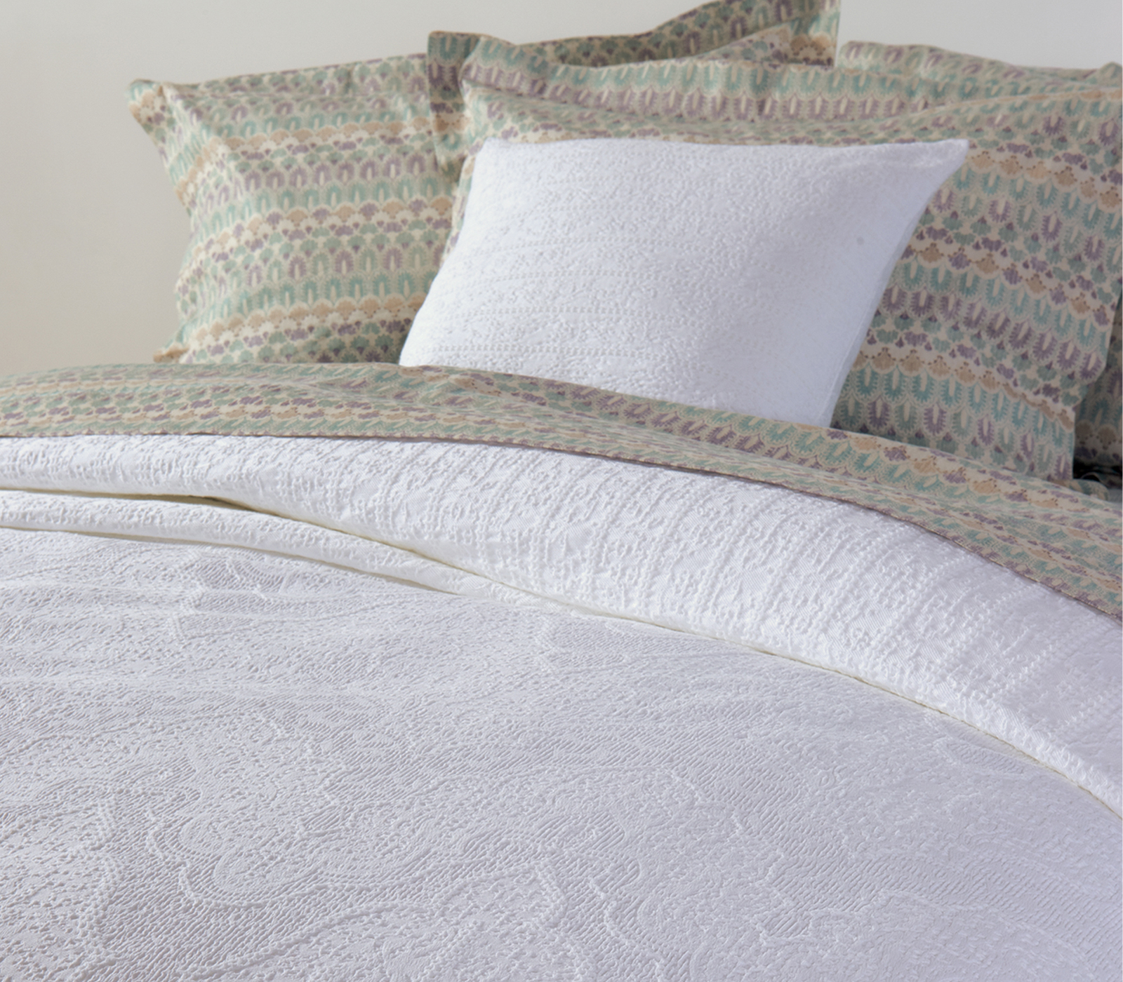 Κουβέρτα Υπέρδιπλη Nef-Nef Homeware Starige 230X250 White