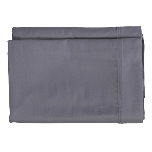 Σεντόνι Μεμονωμένο Υπέρδιπλο Nef-Nef Homeware Με Λάστιχο Βαμβακοσατέν Elements 24 160Χ200+35 Graffite