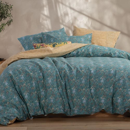 Παπλωματοθήκη μονή Nef-Nef Homeware (Σετ) Odete 170X240 Green