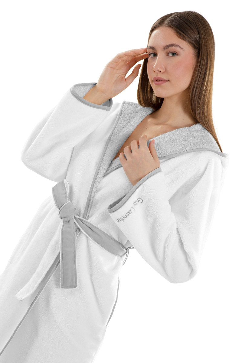 Μπουρνούζι Guy Laroche New Comfy Ice Medium (Με κουκούλα) 