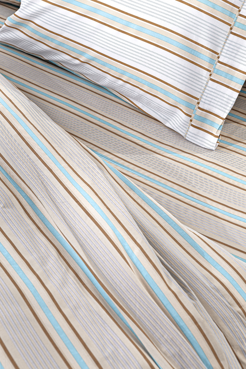 Σεντόνια King Size Guy Laroche (Σετ) Pinstripe Natural 270X265