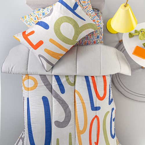 Παιδικό Πάπλωμα Guy Laroche Letters Suede Multi 160x240