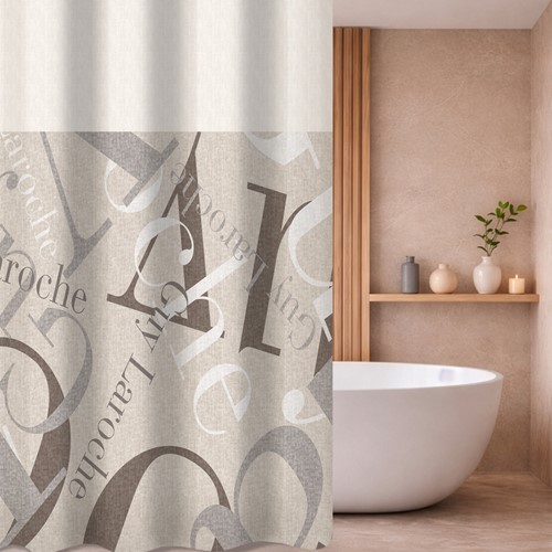 Κουρτίνα Μπάνιου Guy Laroche Passport Beige 240X185