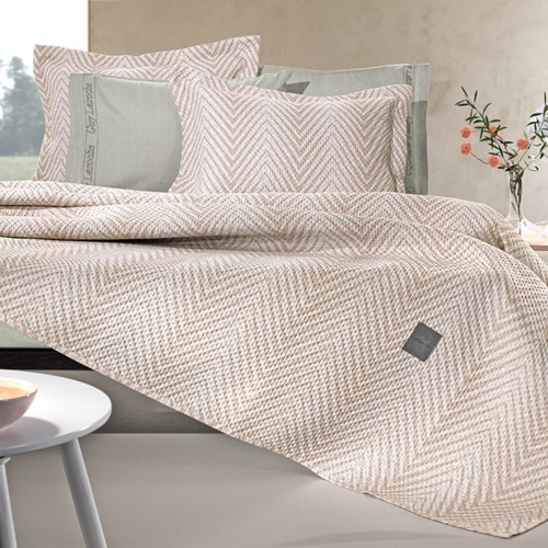 Κουβερλί Υπέρδιπλο Guy Laroche (Σετ) Vera Natural 220X240