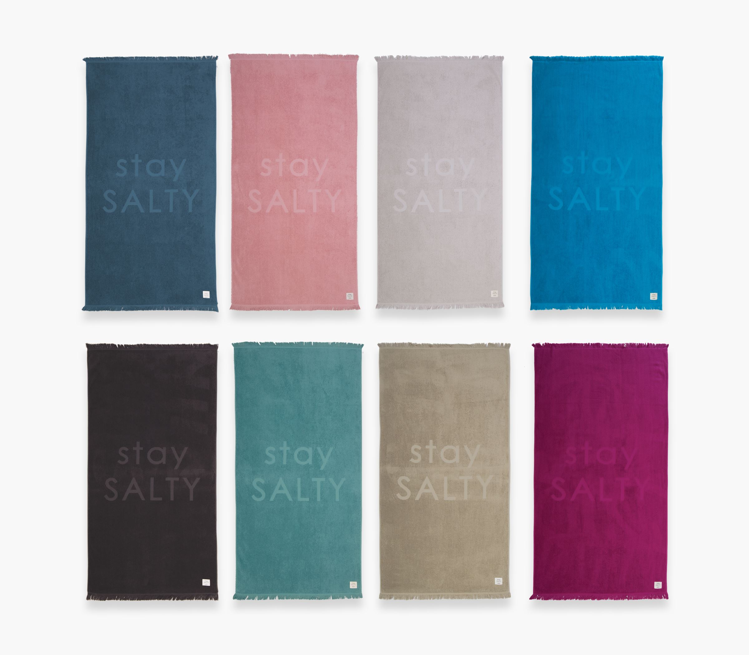 Πετσέτα Θαλάσσης Nef-Nef Homeware Stay Salty 90x170 Black 