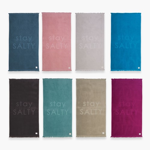 Πετσέτα Θαλάσσης Nef-Nef Homeware Stay Salty 90x170 Black