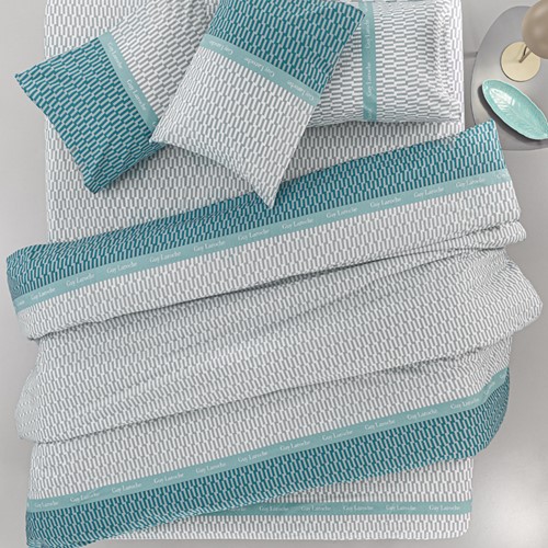 Παπλωματοθήκη Υπέρδιπλη Guy Laroche (Σετ) Status Petrol 225X245