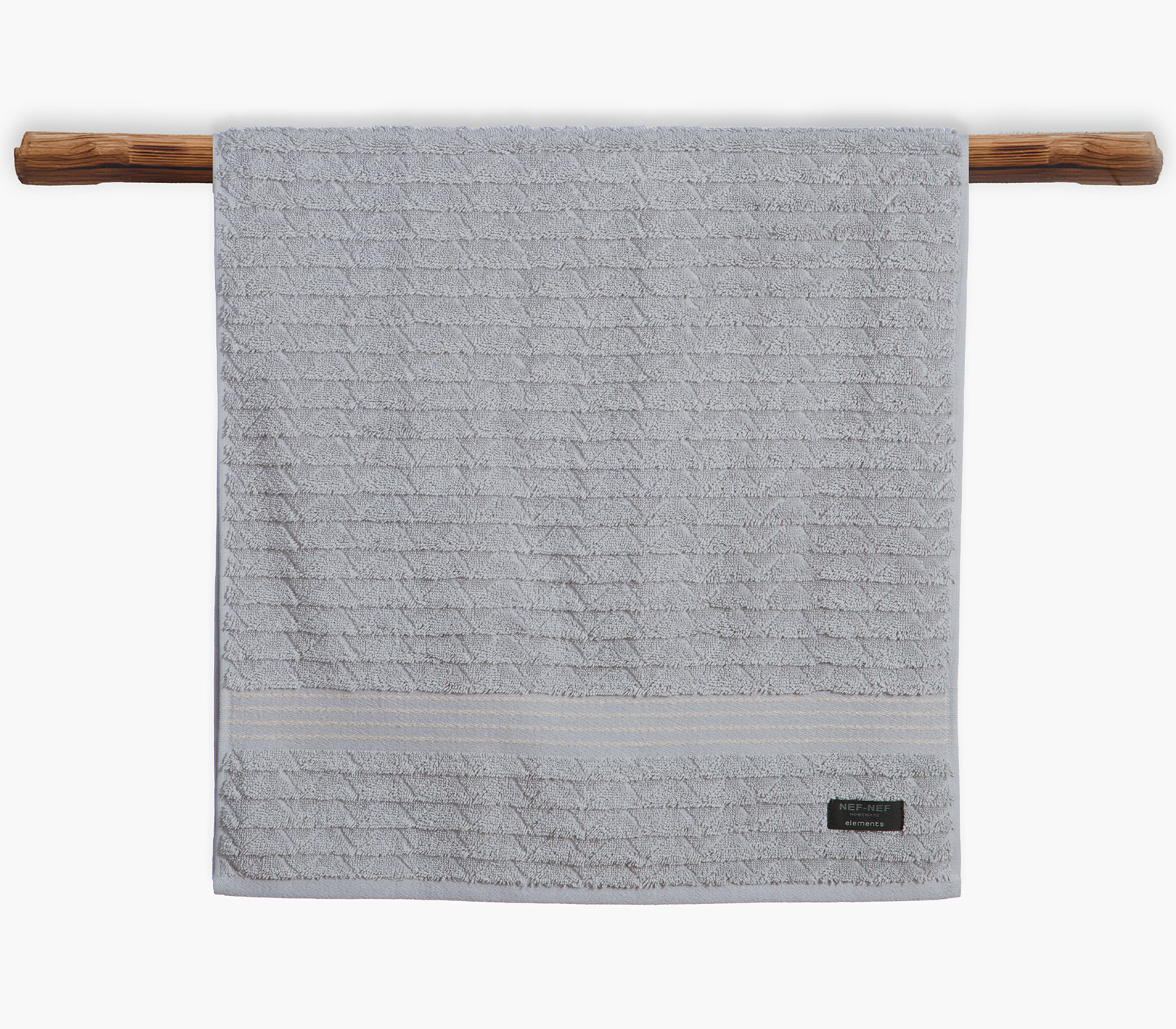 Πετσέτα Προσώπου Nef-Nef Homeware Elgyn 50x100 Silver 