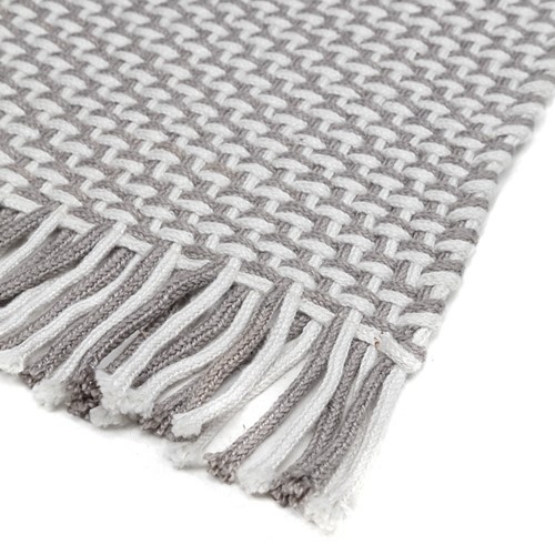 Χαλί Διαδρόμου Royal Carpet Duppis OD2 White Grey 060Χ090