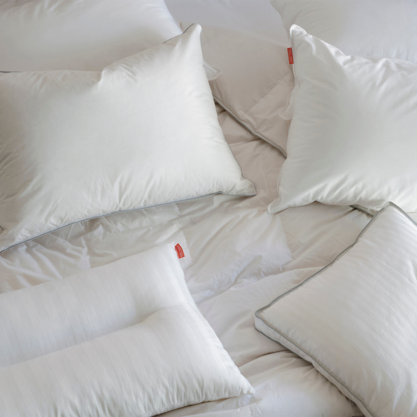 Μαξιλάρι Ύπνου 50x70 Nef-Nef Homeware  White Linen Cotton Pillow 900 Μέτριο
