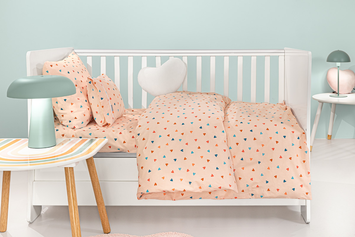 Κουβέρτα Κούνιας Guy Laroche Amore Salmon115X170 