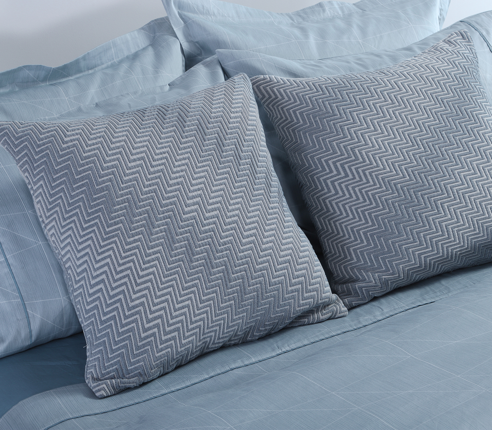 Διακοσμητική Μαξιλαροθήκη Nef-Nef Homeware Chevie 50x50 Blue 