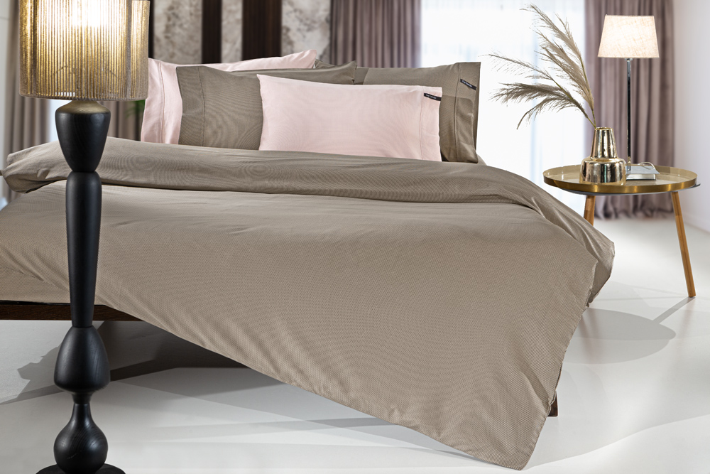Σεντόνι Ημίδιπλο Guy Laroche Minimal Wenge 120X200+35 Με λάστιχο