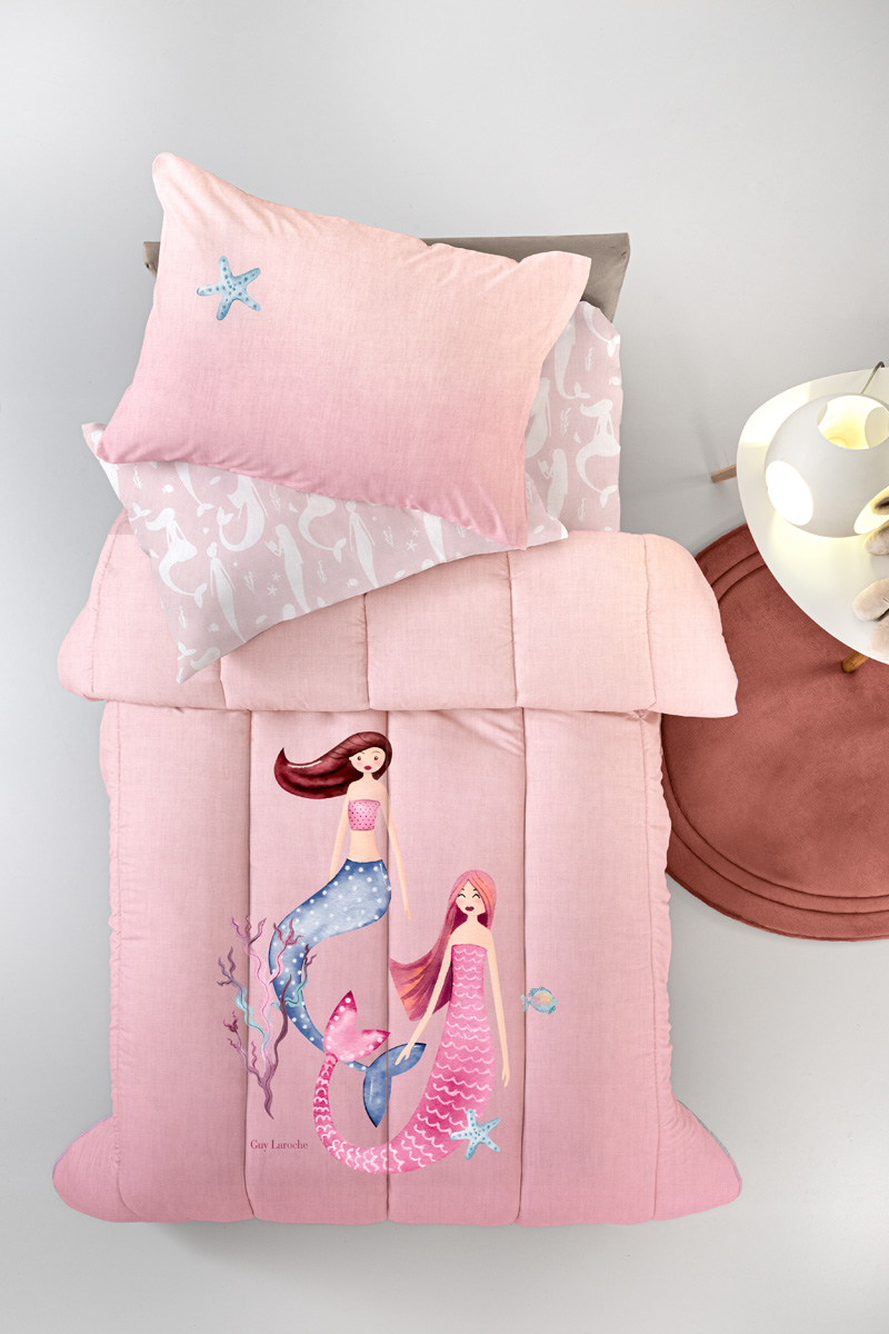 Παιδικό Κουβερλί Guy Laroche Merida Pink 160Χ230 Suede