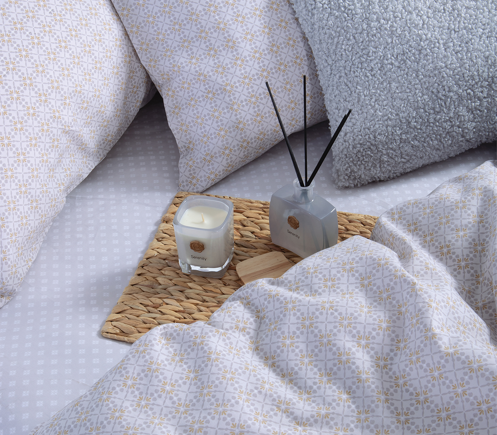 Σεντόνια Μονά Nef-Nef Homeware (Σετ) 170Χ270 Module Grey