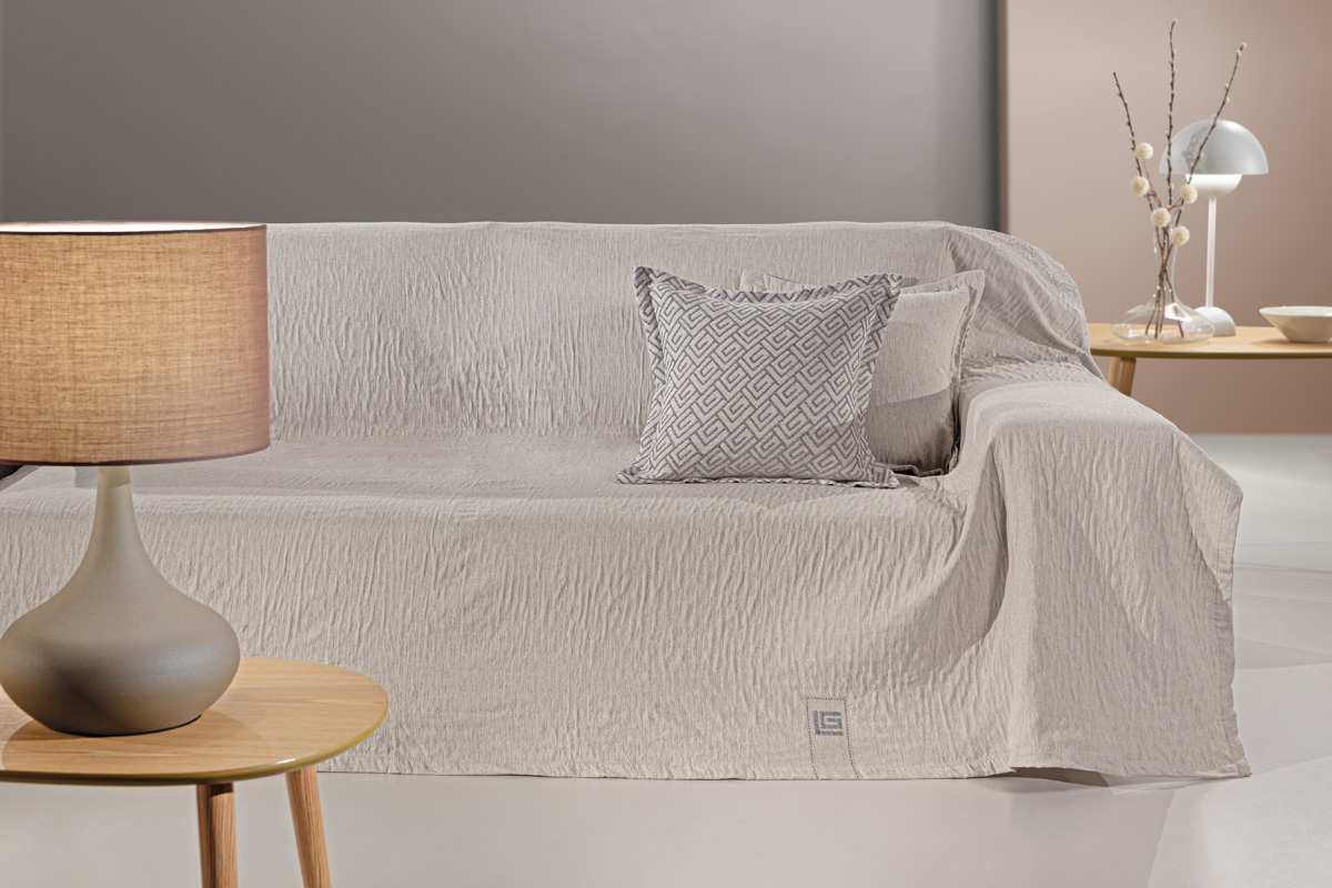 Ριχτάρι Πολυθρόνας Guy Laroche Moreno Natural 180X150