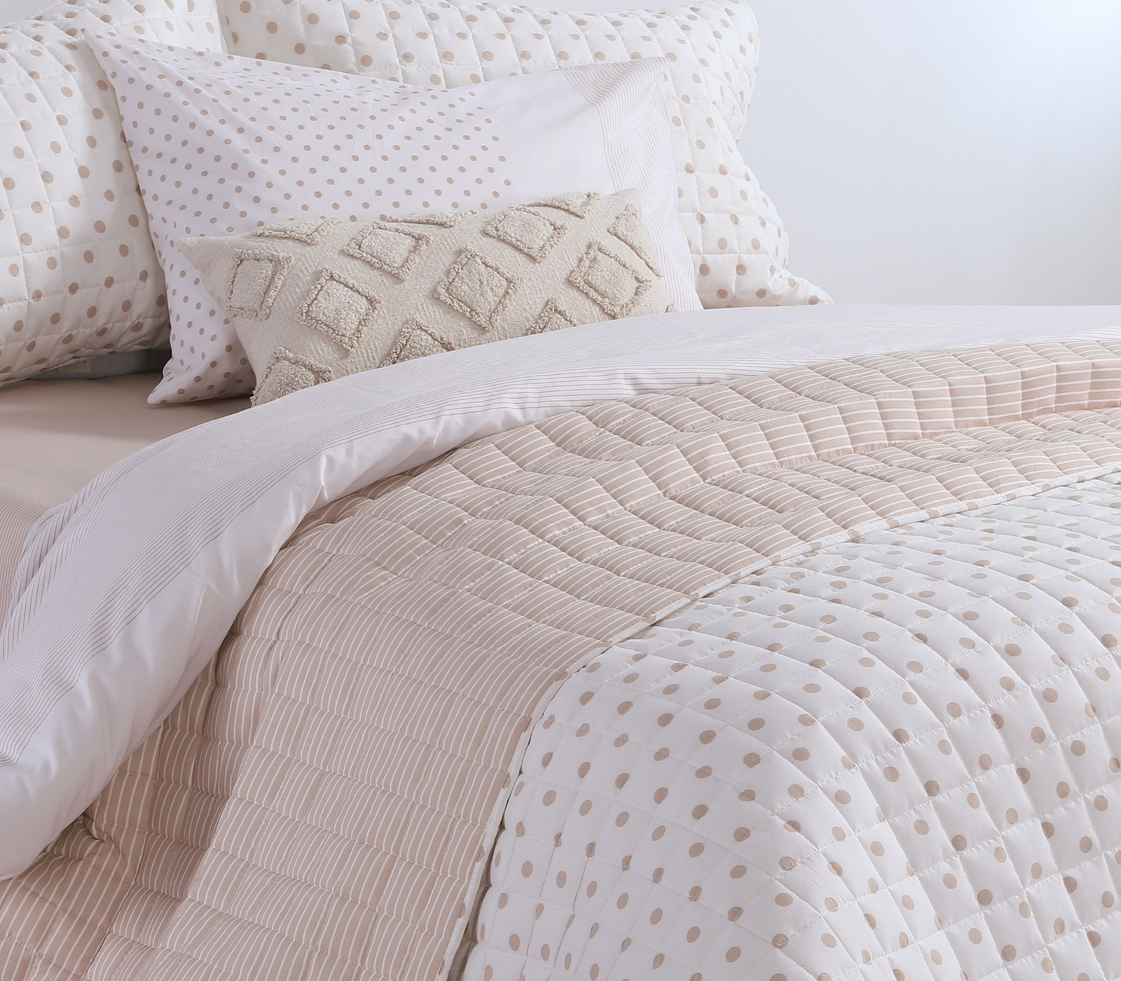 Κουβερλί Μονό Nef-Nef Homeware Donter 180x240 Beige