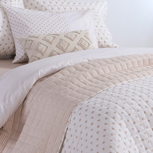 Κουβερλί Μονό Nef-Nef Homeware Donter 180x240 Beige