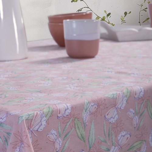 Αλέκιαστο Τραπεζομάντηλο Nef-Nef Homeware Be You Tiful 140x180 Pink