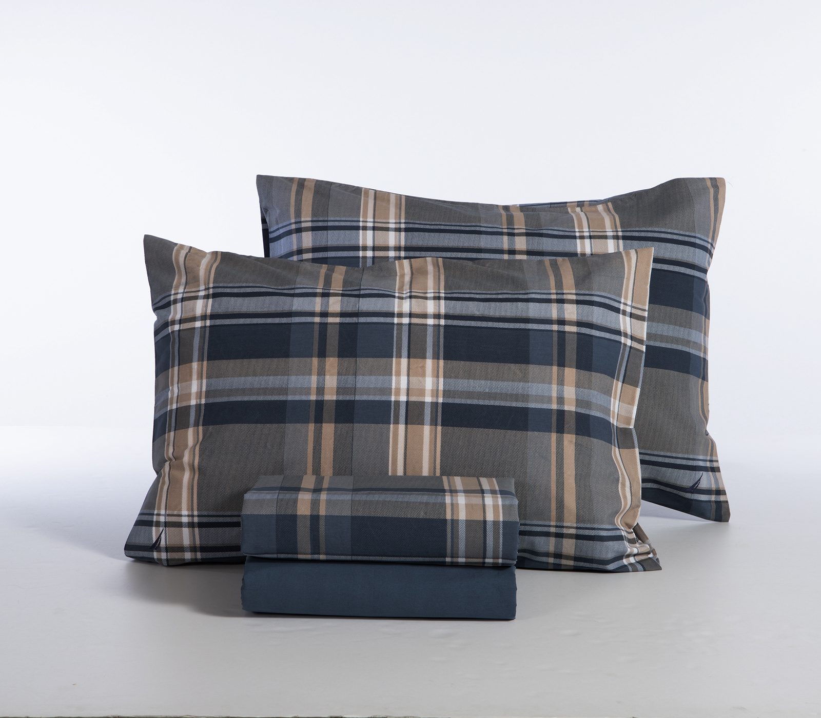 Σεντόνια Διπλά Nef-Nef Homeware (Σετ) Nautica Nau Surface Denim 200Χ270 