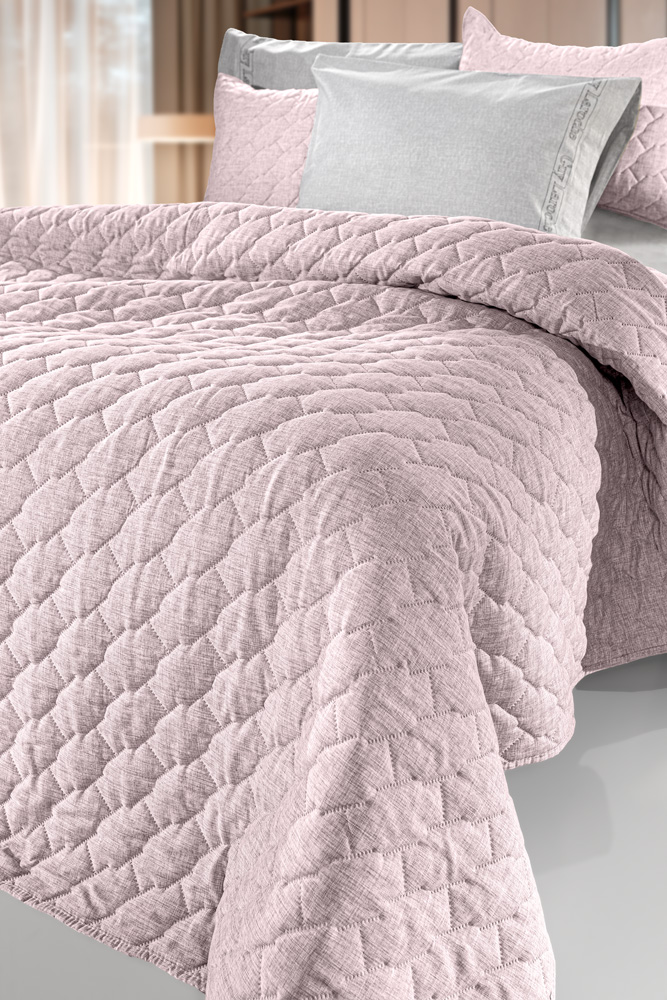 Κουβερλί King Size Guy Laroche (Σετ) Kiara 250X240 Sepia