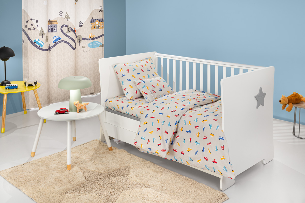 Βρεφικά Σεντόνια Guy Laroche Roadtrip Natural 115X170