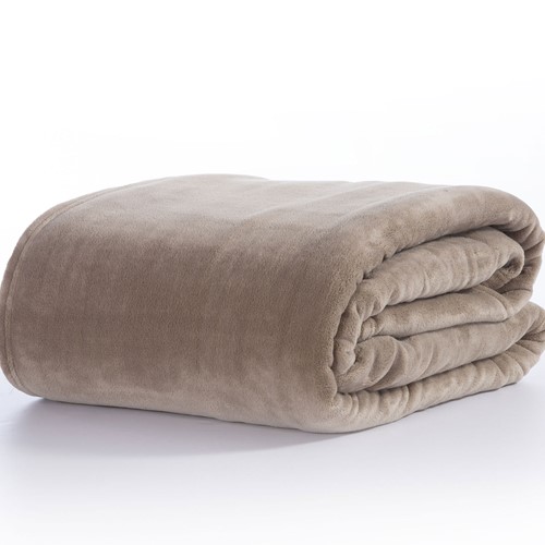 Κουβέρτα Fleece Nef-Nef Homeware Yπέρδιπλη 220Χ240 Cosy Beige