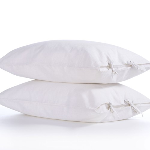 Σεντόνι Υπέρδιπλο Nef-Nef Λινό Cotton Linen 240X270 Ecru