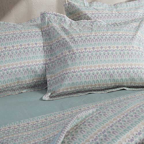 Σεντόνια King Size Βαμβακοσατέν Nef-Nef Homeware (Σετ) Moisair 270X280 Aqua