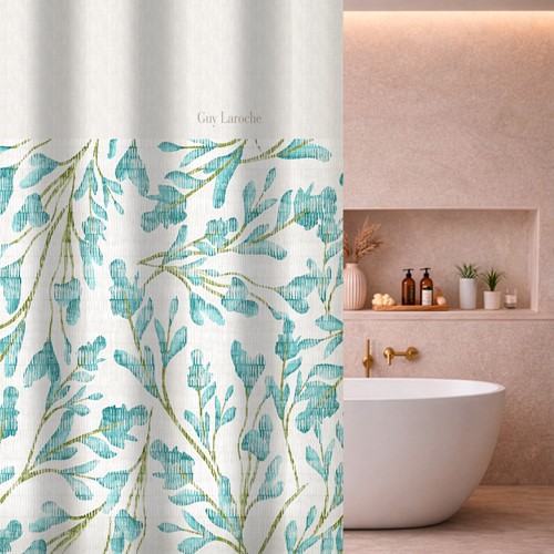 Κουρτίνα Μπάνιου Guy Laroche Ortega Ocean 240X185