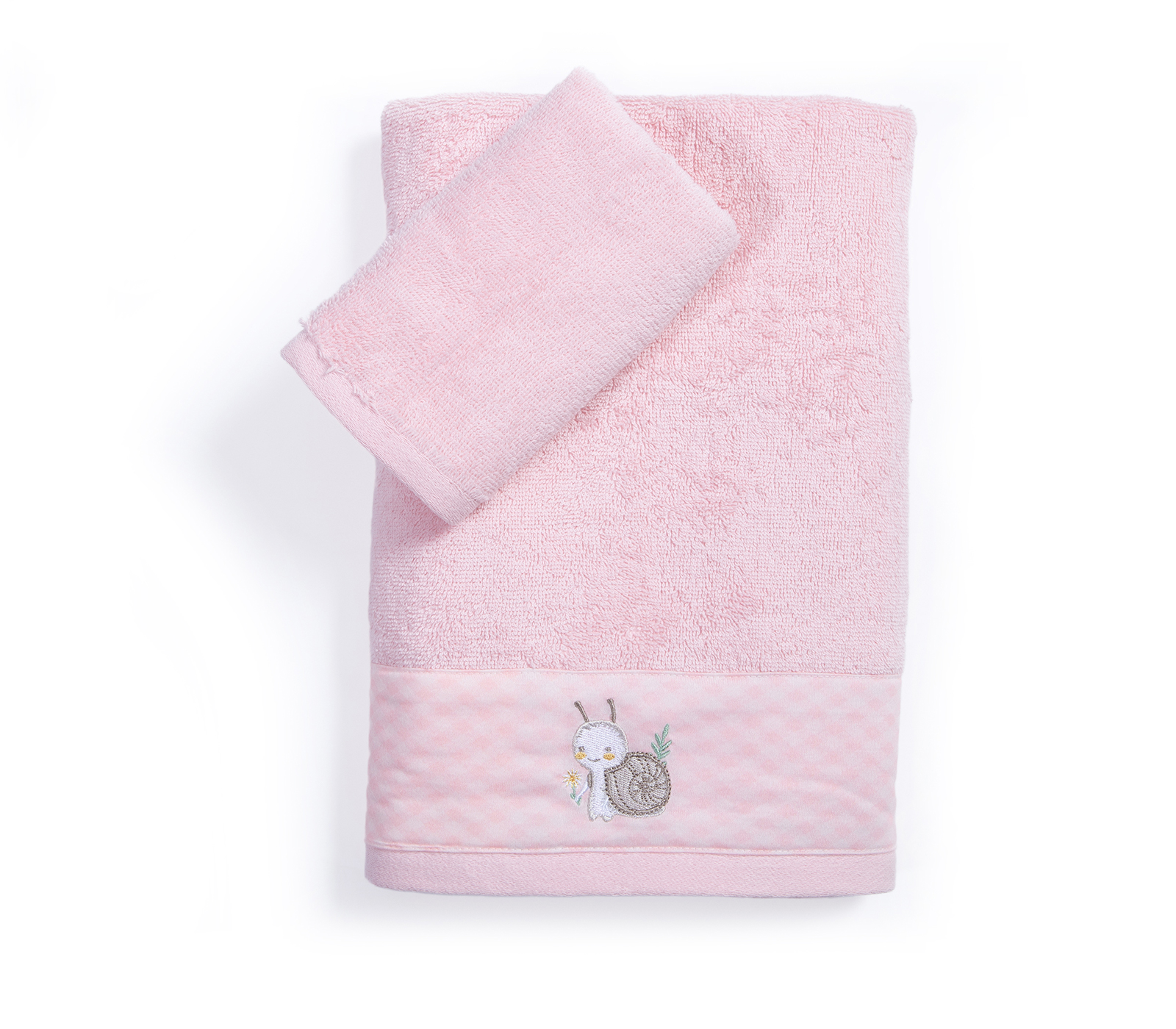 Βρεφικές Πετσέτες Nef-Nef Homeware (Σετ) Cute Snail Light Lilac
