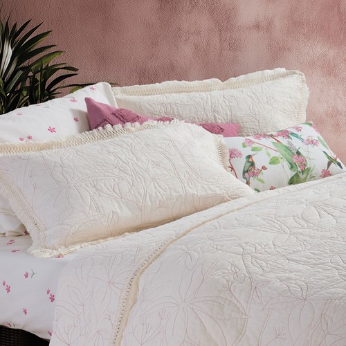 Κουβερλί Υπέρδιπλο Nef-Nef Homeware Jamal 230x240 Ecru