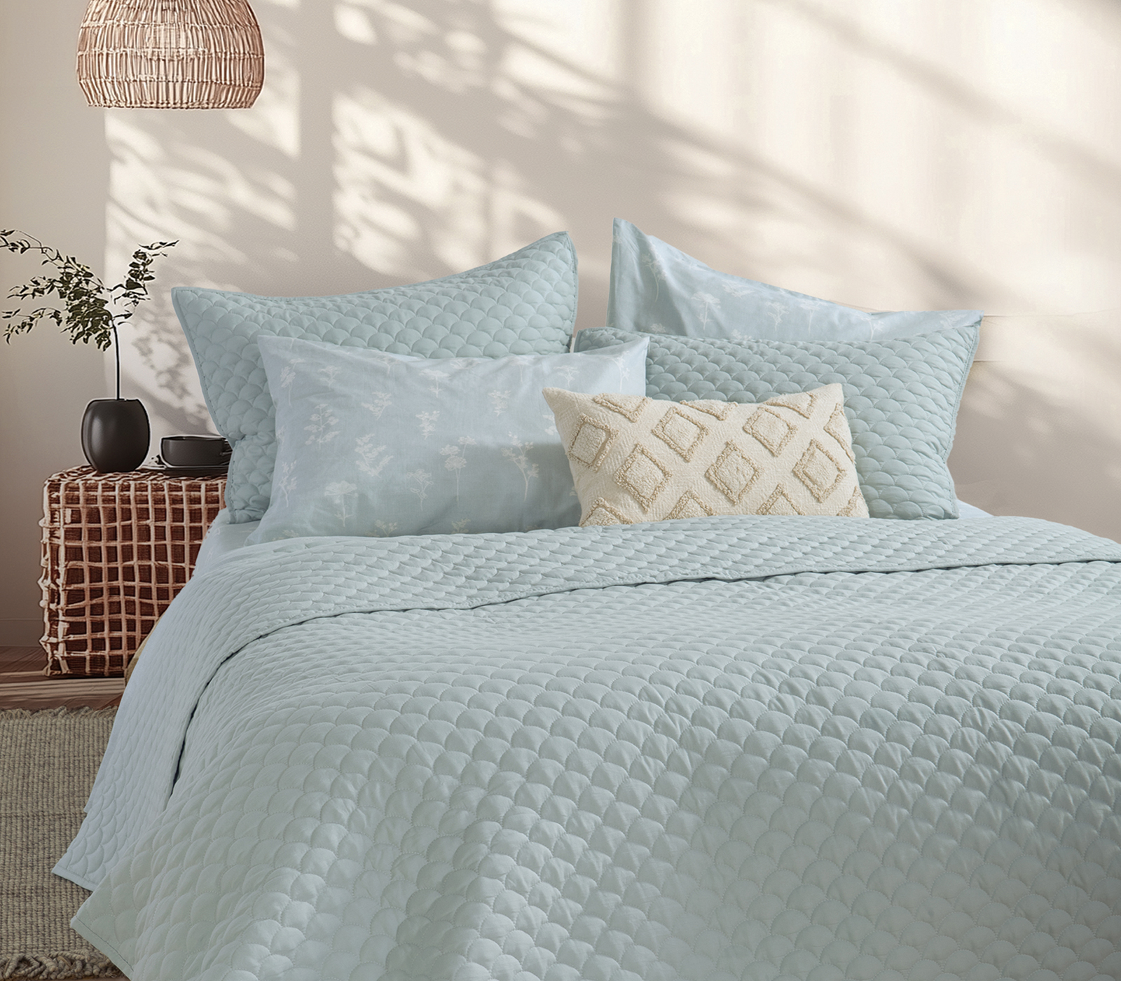 Κουβερλί Μονό Nef-Nef Homeware Scofield 180x240 Blue