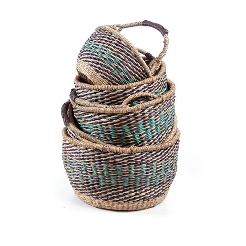 Σετ 5 Καλάθια Frost (40x40x22)+(35x35x20)+(30x30x18)+(25x25x16)+(20x20x14) Soulworks